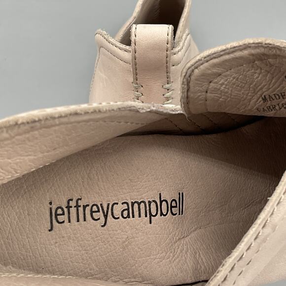 NEW Jeffrey Campbell Women’s Rosalee Ankle Boots Beige Size 5 - Picture 6 of 11
